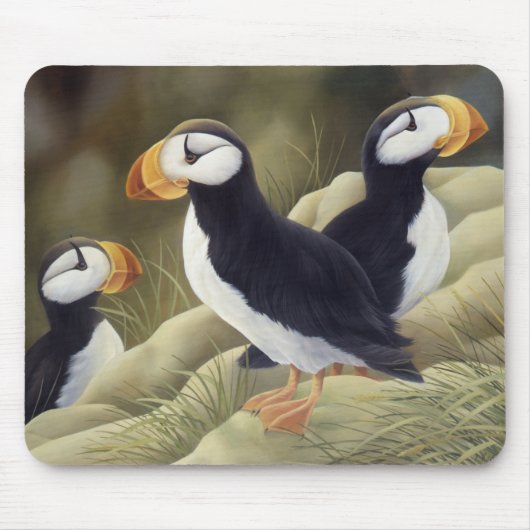 Puffins Muismat (Voorkant)