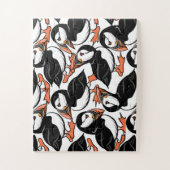 Puffins op Parade puzzel Legpuzzel (Verticaal)