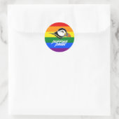 Puffins Pride Ronde Sticker (Tas)