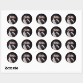 Puffins Ronde Sticker (Vel)