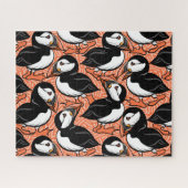Puffins sur Parade - Orange - Jigsaw Puzzle (Horizontal)