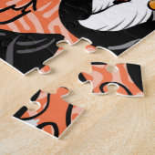 Puffins sur Parade - Orange - Jigsaw Puzzle (Côté)