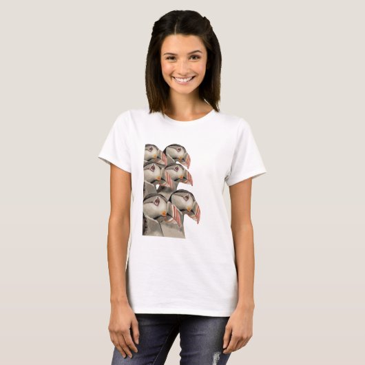 Puffins T-shirt (Voorkant volledig)