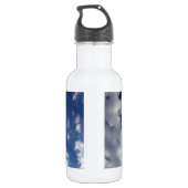 Puffy Clouds on Blue Sky Waterfles (Achterkant)