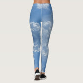 Puffy Clouds Over Print Leggings (Achterkant)