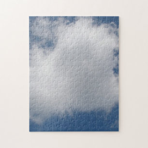 Puffy Cumulus Clouds in Blue Sky Legpuzzel