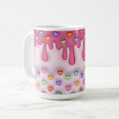 Puffy Frosting Cake met Harten Mok (Voorkant links)