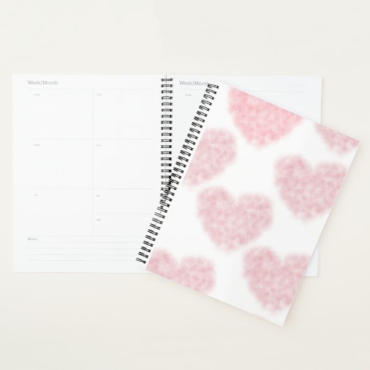 Puffy Heart Aesthetic Planner (Devant avec enveloppe)