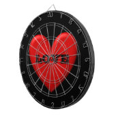 Puffy Heart Dartbord (Voorkant Rechts)