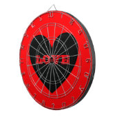 Puffy Heart Dartbord (Voorkant Rechts)
