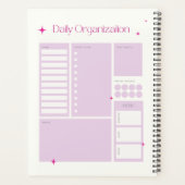 Puffy Heart Esthetische Planner (Achterkant)
