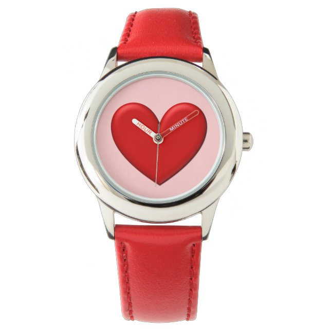 Puffy Heart Horloge (Voorkant)