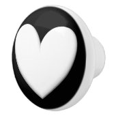  Puffy Heart Keramische Knop (Rechts)