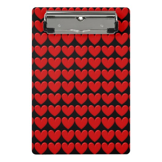 Puffy Heart Mini Klembord (Voorkant)