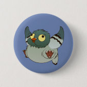 Puffy Pigeon - Puffy Badge Ronde Button 5,7 Cm (Voorkant)