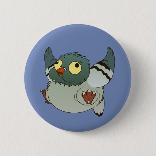 Puffy Pigeon - Puffy Badge Ronde Button 5,7 Cm (Voorkant)