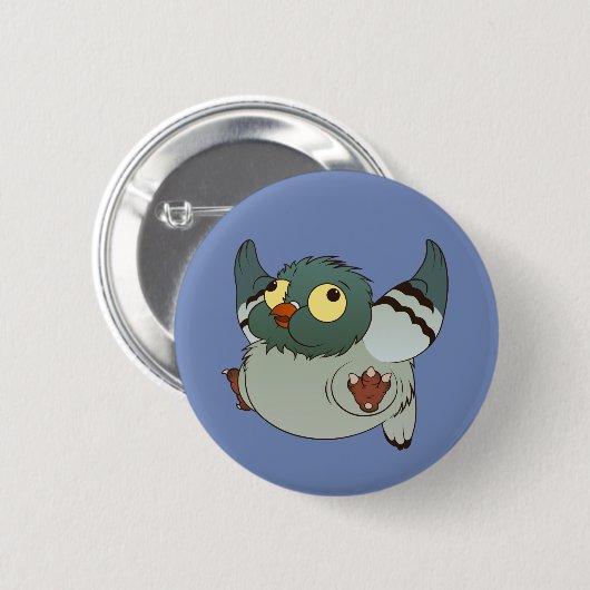 Puffy Pigeon - Puffy Badge Ronde Button 5,7 Cm (Voorkant /achterkant)