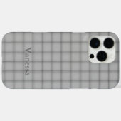 Puffy Squares Favoriete Kleur Checker Aangepaste N Case-Mate iPhone Case (Achterkant (horizontaal))