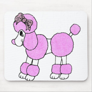 Puffy the Pink Poodle Muismat