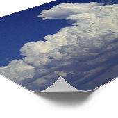 Puffy White Clouds, Sky, Landscapes, fotografie Poster (Hoek)