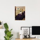 Pug 18 (gezaagd) - Klokkenluiders moeder Poster (Thuiskantoor)