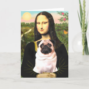 Pug 3 (zonsondergang) - Mona Lisa Kaart