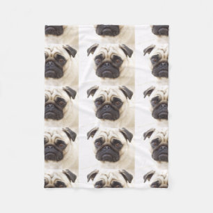 pug-7 fleece deken
