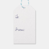 Pug Afstuderen Cadeaulabel (Achterkant)