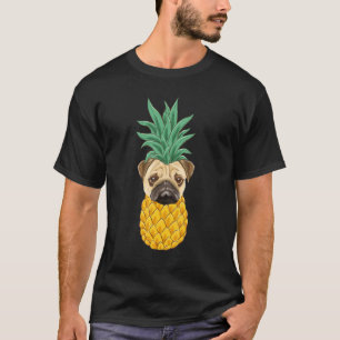 Pug Ananas Hond T-shirt