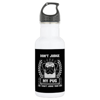 Pug Animal Waterfles