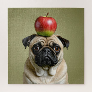 Pug Apple Legpuzzel