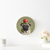 Pug Apple Ronde Klok (Huis)