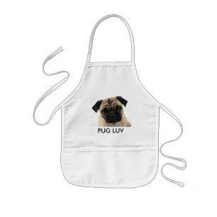 pug Apron Kinder Schort
