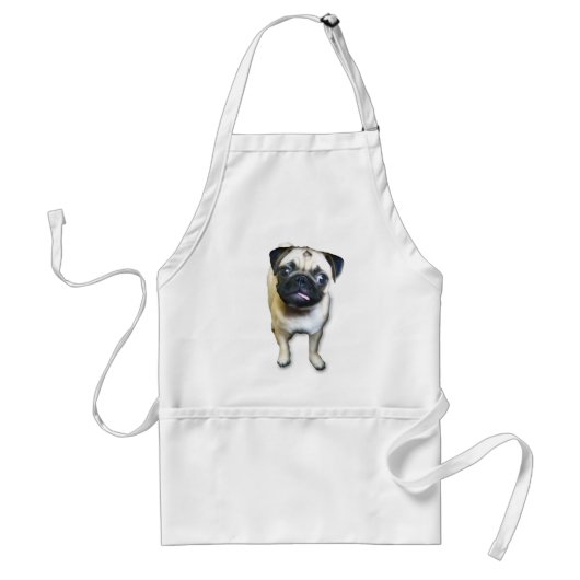 Pug Apron Standaard Schort (Voorkant)