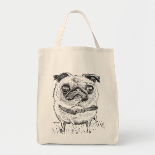 Pug Bag Tote Bag (Voorkant)