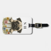 Pug bagage labels (Voorkant horizontaal)