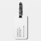 Pug Bagagelabel (Achterkant verticaal)