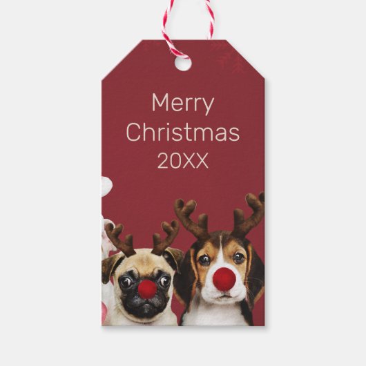 Pug & Beagle Gift Labels Cadeaulabel (Voorkant)