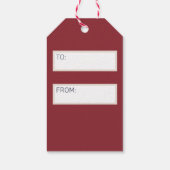 Pug & Beagle Gift Labels Cadeaulabel (Achterkant)