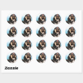 Pug Biker Stickers (Vel)