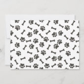  Pug Birthday PAWTY Kaart (Achterkant)