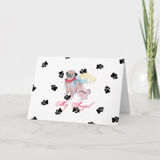 Pug Bot Mot Kaart (Voorkant)