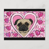 Pug Briefkaart (Voorkant)
