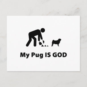 Pug Briefkaart