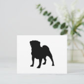 Pug Briefkaart (Staand voorkant)