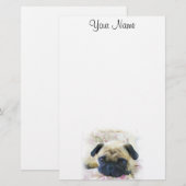 Pug Briefpapier (Voorkant / Achterkant)