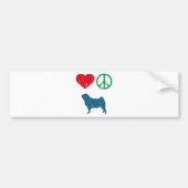 Pug Bumpersticker (Voorkant)