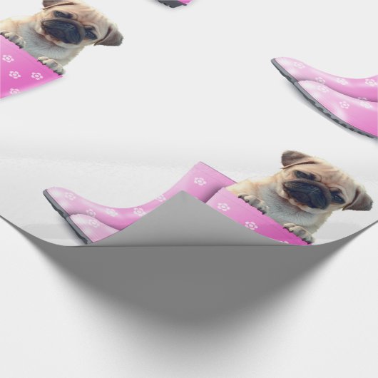 Pug Cadeaupapier (Hoek)