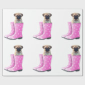 Pug Cadeaupapier (Vlak)