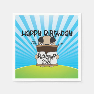 Pug Camp 2020 Happy Birthday Servet